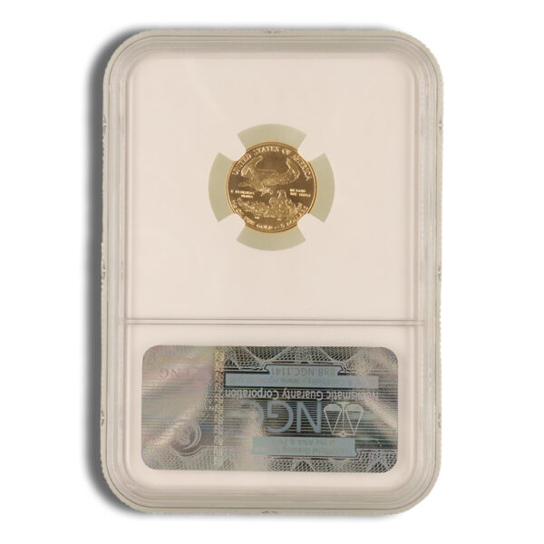 2012 1/10 oz Gold Eagle $5 NGC MS70 ER - Image 2