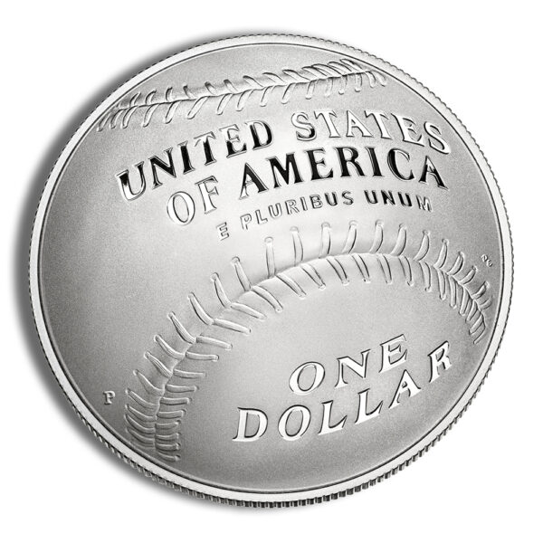 2014-P $1 Baseball Hall Fame Silver Commem - Proof - Image 2