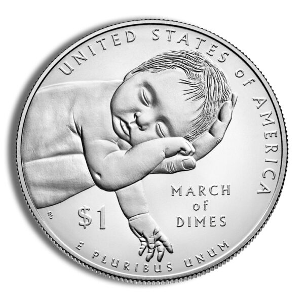 2015-P $1 March of Dimes Silver Commem - BU - Image 2