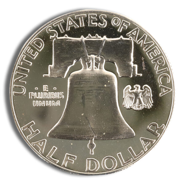 $1 FV 90% Silver Franklin Half Dollar Proof - Image 2