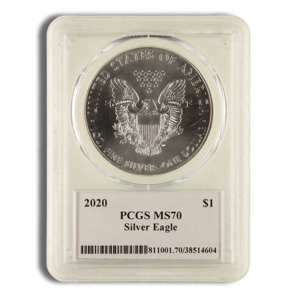 2020 Silver Eagle PCGS MS70 - Image 2