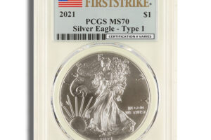 2021 Silver Eagle PCGS MS70 First Strike (Type 1)