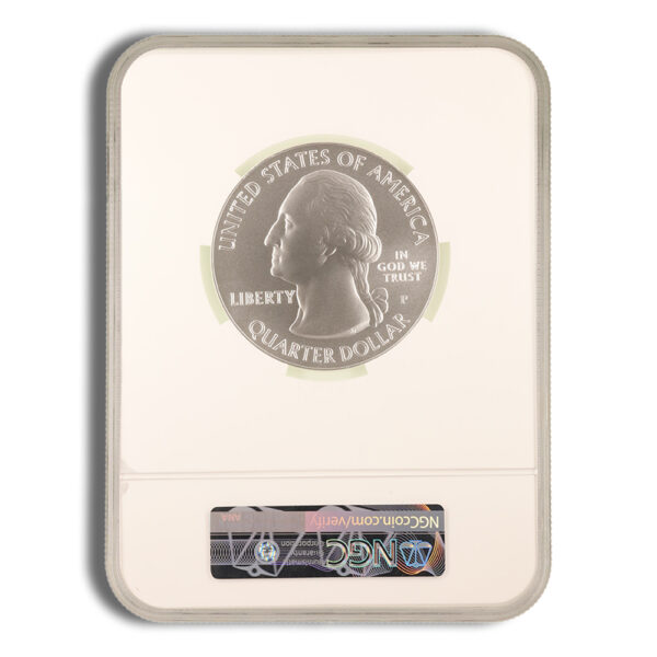 2010-P 5 oz ATB Mt Hood Silver Coin NGC SP70 - Image 2