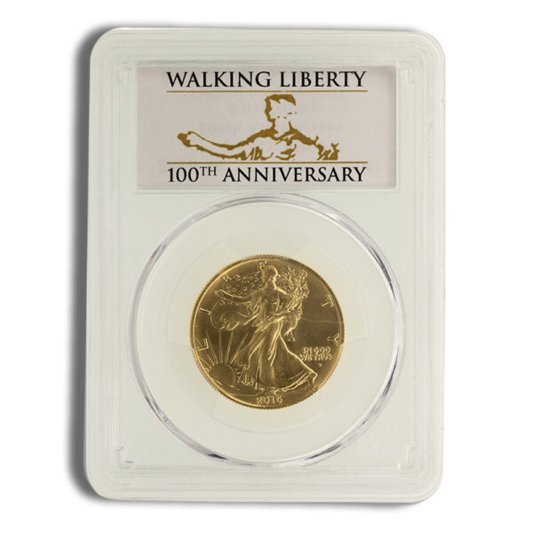 2016-W 1/2 oz Gold Walking Liberty Centennial Coin PCGS SP69