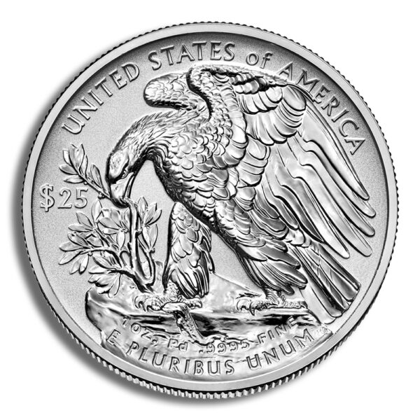 2019-W 1 oz Reverse Proof Palladium Eagle (w/Box & COA) - Image 2