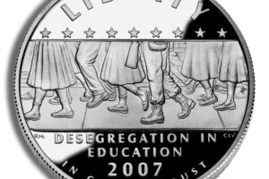 2007-P $1 Little Rock, Deseg Silver Commem - Proof