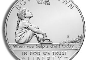 2017-P $1 Boys Town Centennial Silver Commem - BU