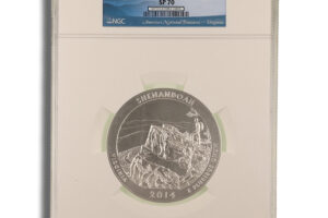 2014-P 5 oz ATB Shenandoah Silver Coin NGC SP70