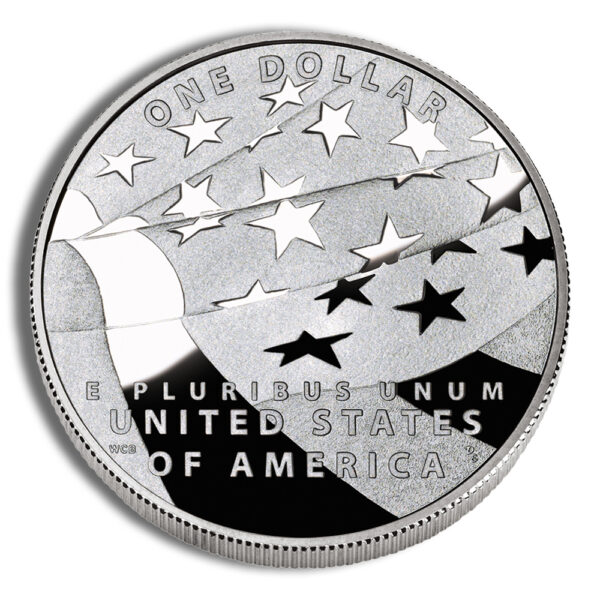 2012-P $1 Star-Spangled Banner Silver Commem - Proof - Image 2