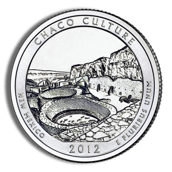 2012 5 oz ATB Chaco Culture Silver Coin PCGS MS69PL - Image 3