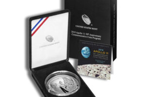 2019 Proof Silver Apollo 11 50th Anniversary Dollar $1