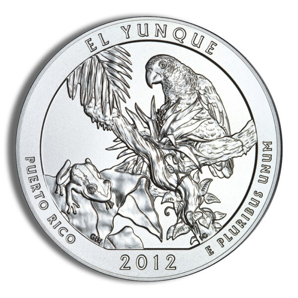2012 5 oz ATB El Yunque Silver Coin NGC MS69PL - Image 3