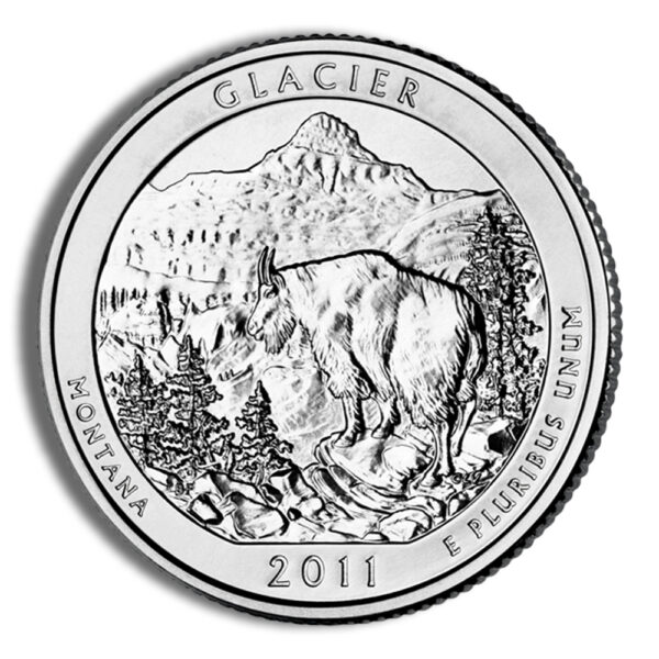 2011-P 5 oz ATB Glacier Silver Coin NGC SP70 - Image 3