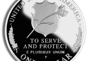1997-P $1 Law Enforcement Silver Commem - Proof