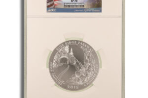 2015-P 5 oz ATB Blue Ridge Parkway Silver Coin NGC SP70