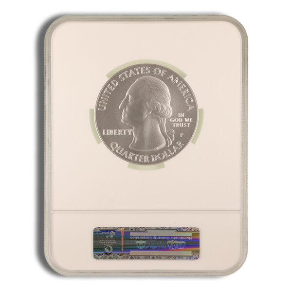 2012-P 5 oz ATB Acadia Silver Coin NGC SP70 - Image 2