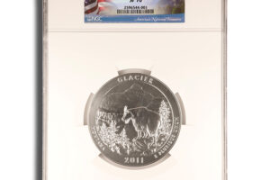 2011-P 5 oz ATB Glacier Silver Coin NGC SP70