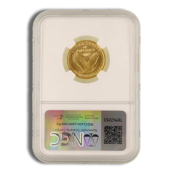 2016-W 1/4 oz Gold Standing Liberty Centennial Coin NGC SP70 - Image 2