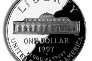 1997-P $1 Botanic Garden Silver Commem - Proof