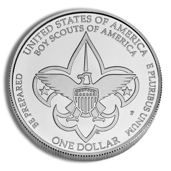 2010-P $1 Boy Scouts Silver Commem - BU - Image 2