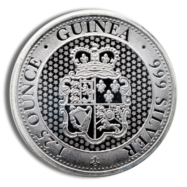 1.25 oz St. Helena Rose Crown Silver Coin (Year Varies) - Image 2