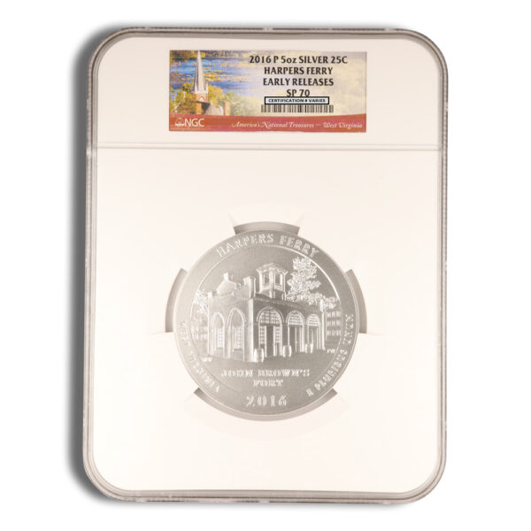 2016-P 5 oz ATB Shawnee Silver Coin NGC SP70 - Image 2