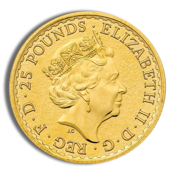 2017 1/4 oz Great Britain Lunar Gold Coin - Rooster - Image 2