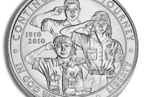 2010-P $1 Boy Scouts Silver Commem - BU