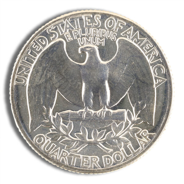 $1 FV 90% Silver Washington Quarter 1932-1964 Proof - Image 2