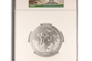 2016-P 5 oz ATB Shawnee Silver Coin NGC SP70