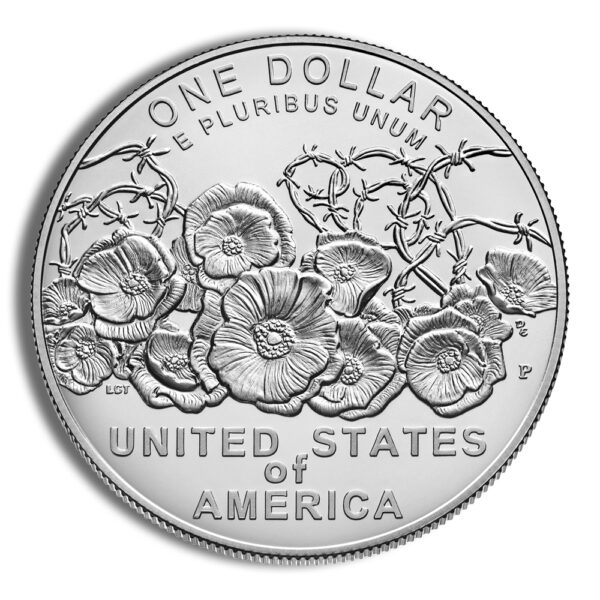 2018-P $1 World War I Centennial Silver Commem - BU - Image 2