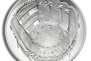 2014-P $1 Baseball Hall Fame Silver Commem - BU