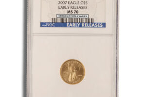 2007 1/10 oz Gold Eagle $5 NGC MS70 ER