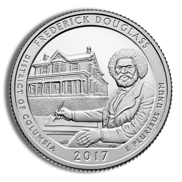 2017-P 5 oz ATB Frederick Douglass Silver Coin NGC SP70 - Image 3