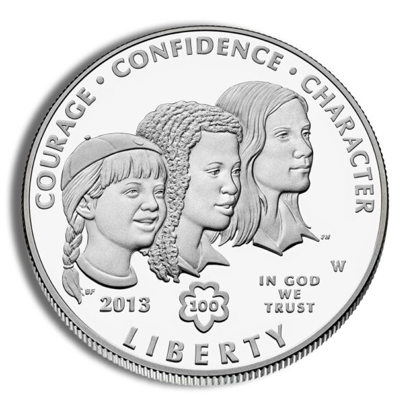 2013-W $1 Girl Scouts Silver Commem - Proof
