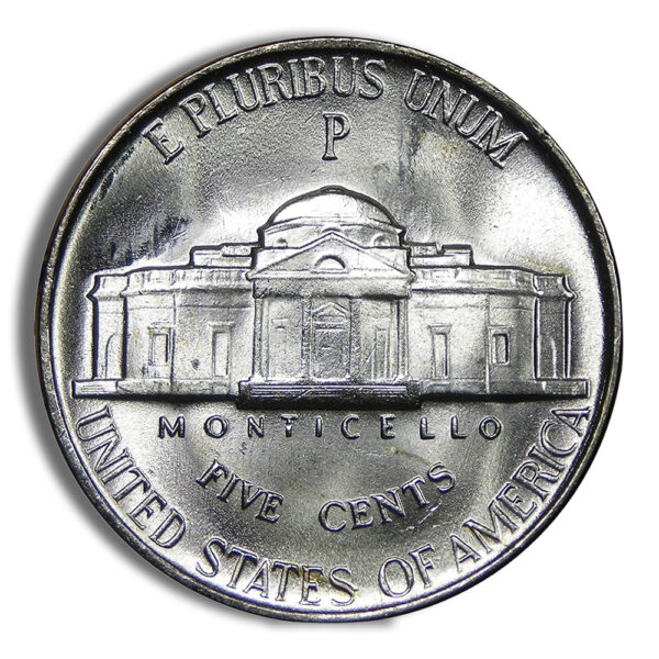 35% Silver War-Time Nickel (1942-1945) - Image 2