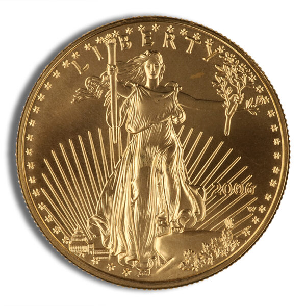 2006-W 1 oz Burnished Gold Eagle $50 (Cap Only)