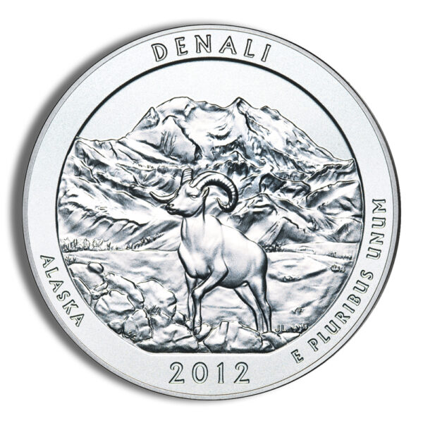 2012-P 5 oz ATB Denali Silver Coin NGC SP70 - Image 2