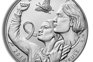 2018-P $1 Breast Cancer Awareness Silver Commem - BU