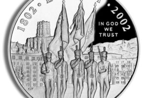 2002-W $1 West Point Silver Commem - Proof