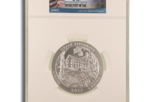 2017-P 5 oz ATB Ozark Silver Coin NGC SP70