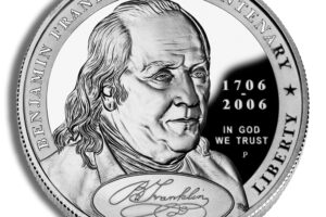 2006-P $1 Frank. Found Father Silver Commem - Proof