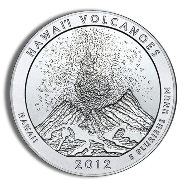 2012 5 oz ATB Hawaii Volcanoes Silver Coin NGC MS69PL - Image 3