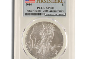 2016 Silver Eagle PCGS MS70 First Strike