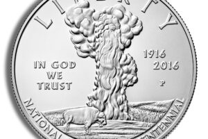 2016-P $1 National Park Service Centennial Silver Commem - BU
