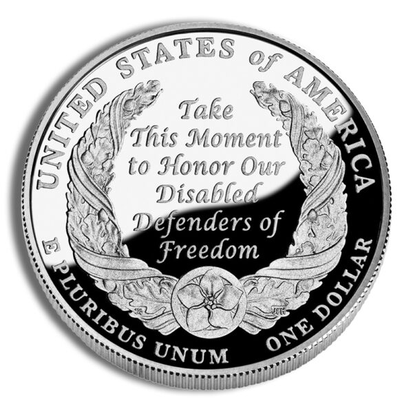 2010-W $1 Disabled Veterans Silver Commem - Proof - Image 2