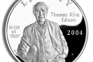 2004-P $1 Thomas A. Edison Silver Commem - Proof