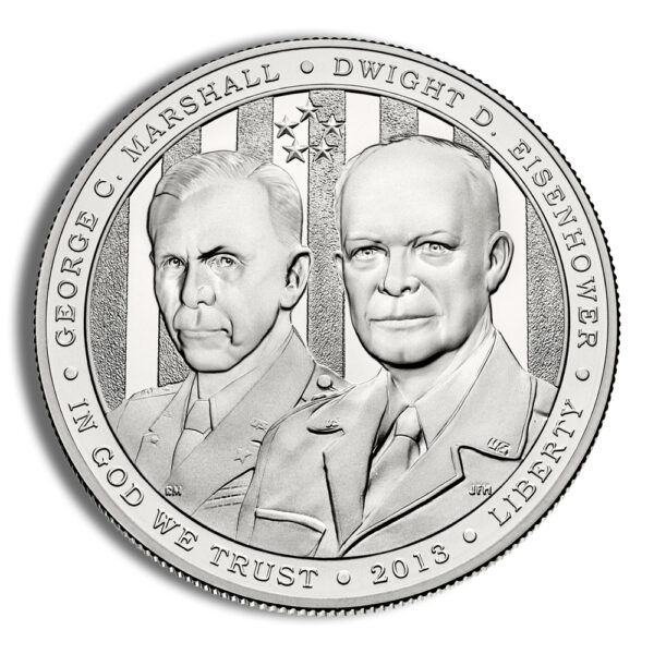 2013-W $1 Five Star Generals Silver Commem - BU