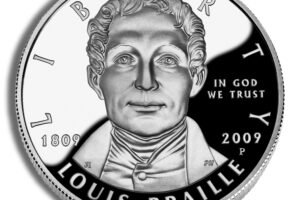 2009-P $1 Louis Braille Silver Commem - Proof