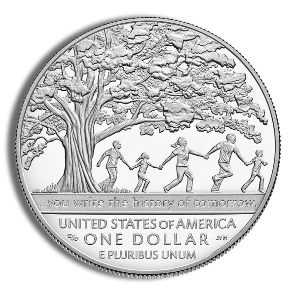 2017-P $1 Boys Town Centennial Silver Commem - Proof - Image 2